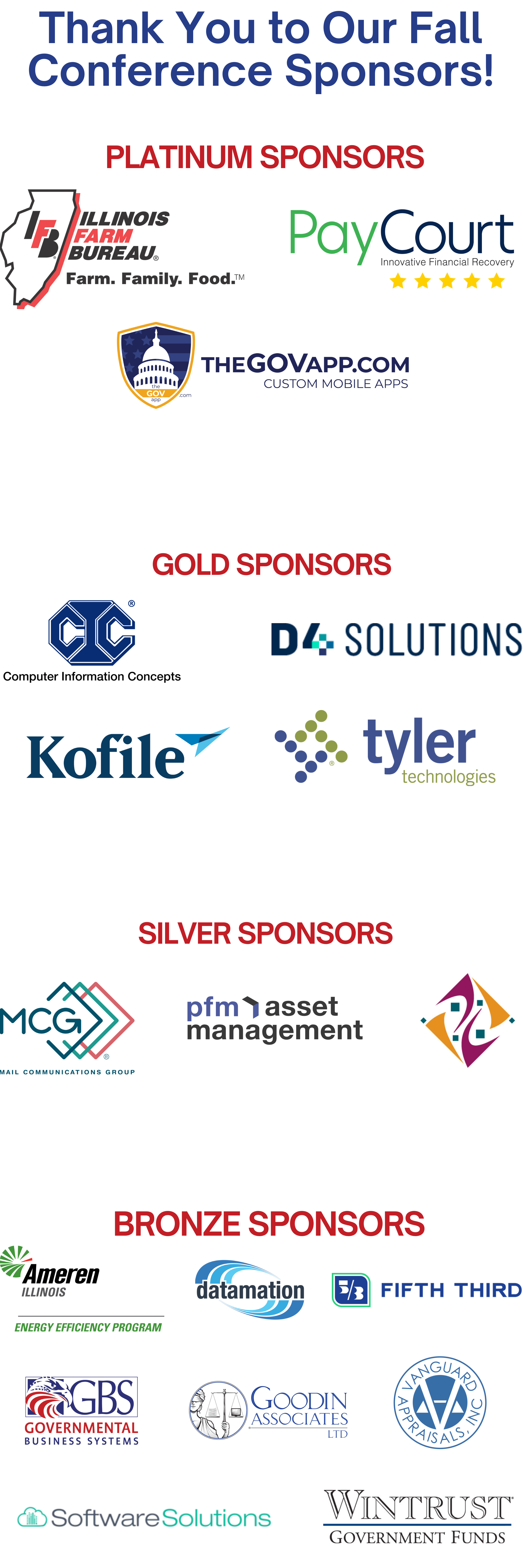 2025 Fall Conference Sponsors